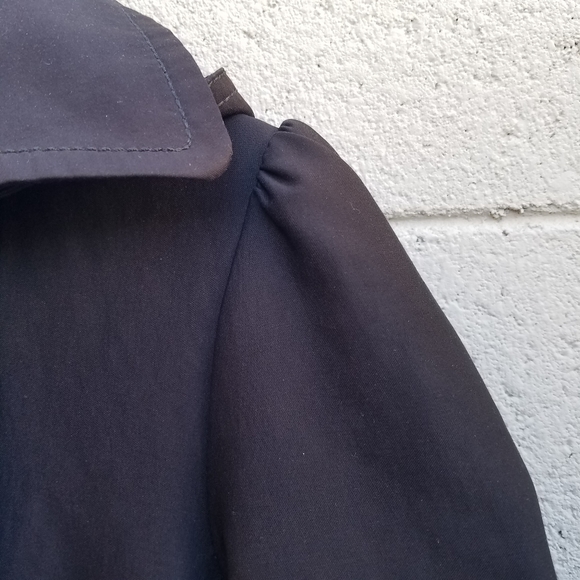 New York & Company Black Peplum Peacoat - Picture 5 of 8